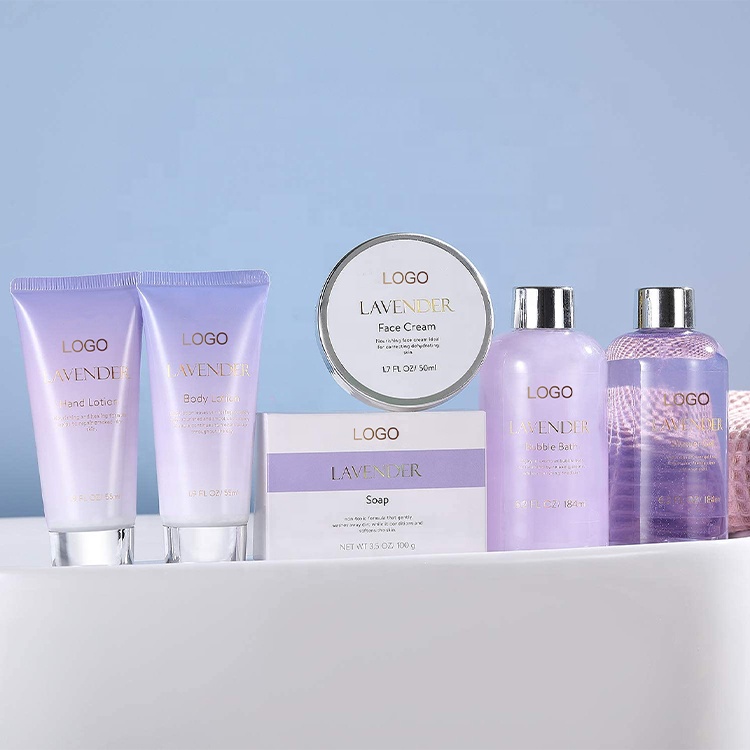 Custom Logo Hot Selling Gift Set Shower Gel Private Label Bubble Natural Bath Spa Body Care Gift Set