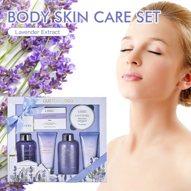Custom Logo Hot Selling Gift Set Shower Gel Private Label Bubble Natural Bath Spa Body Care Gift Set