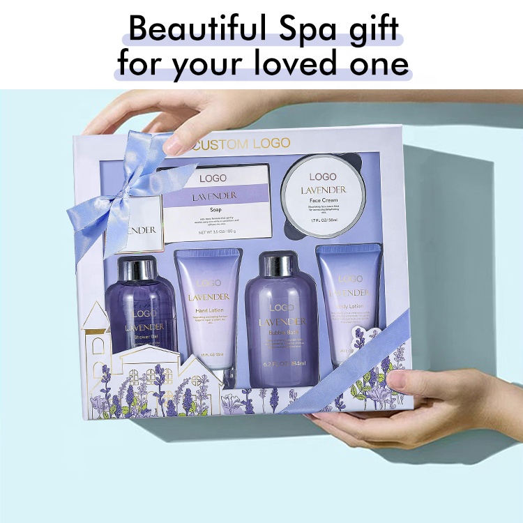 Custom Logo Hot Selling Gift Set Shower Gel Private Label Bubble Natural Bath Spa Body Care Gift Set