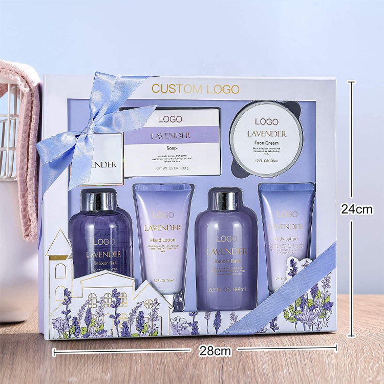Custom Logo Hot Selling Gift Set Shower Gel Private Label Bubble Natural Bath Spa Body Care Gift Set