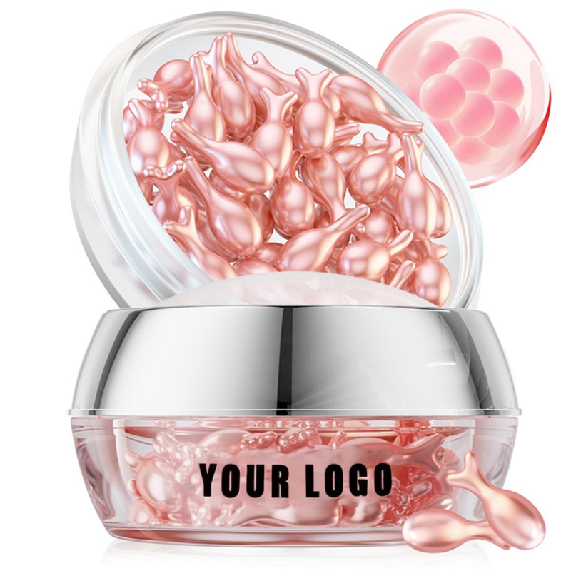 Oem Facial Capsules Vitamin E Anti Aging Moisturizing Facial Serum Capsules Natural Skin Care