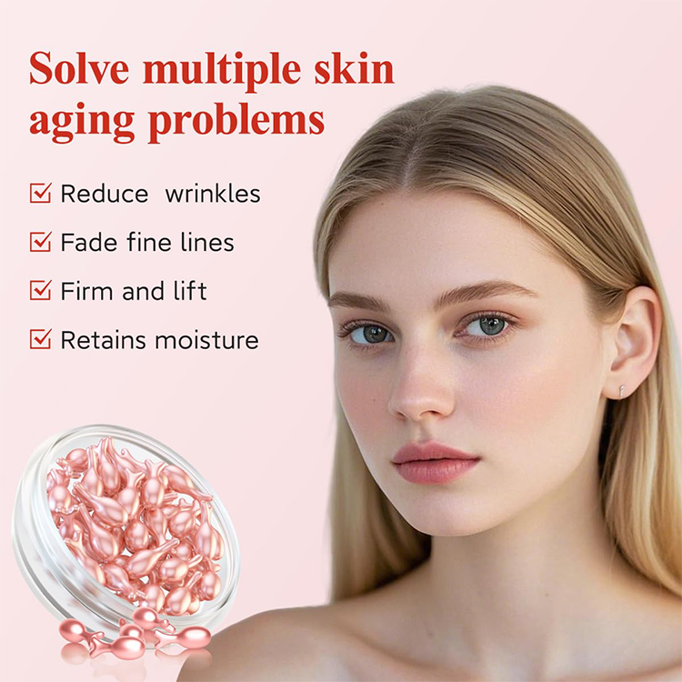 Oem Facial Capsules Vitamin E Anti Aging Moisturizing Facial Serum Capsules Natural Skin Care