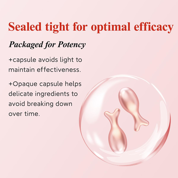 Oem Facial Capsules Vitamin E Anti Aging Moisturizing Facial Serum Capsules Natural Skin Care