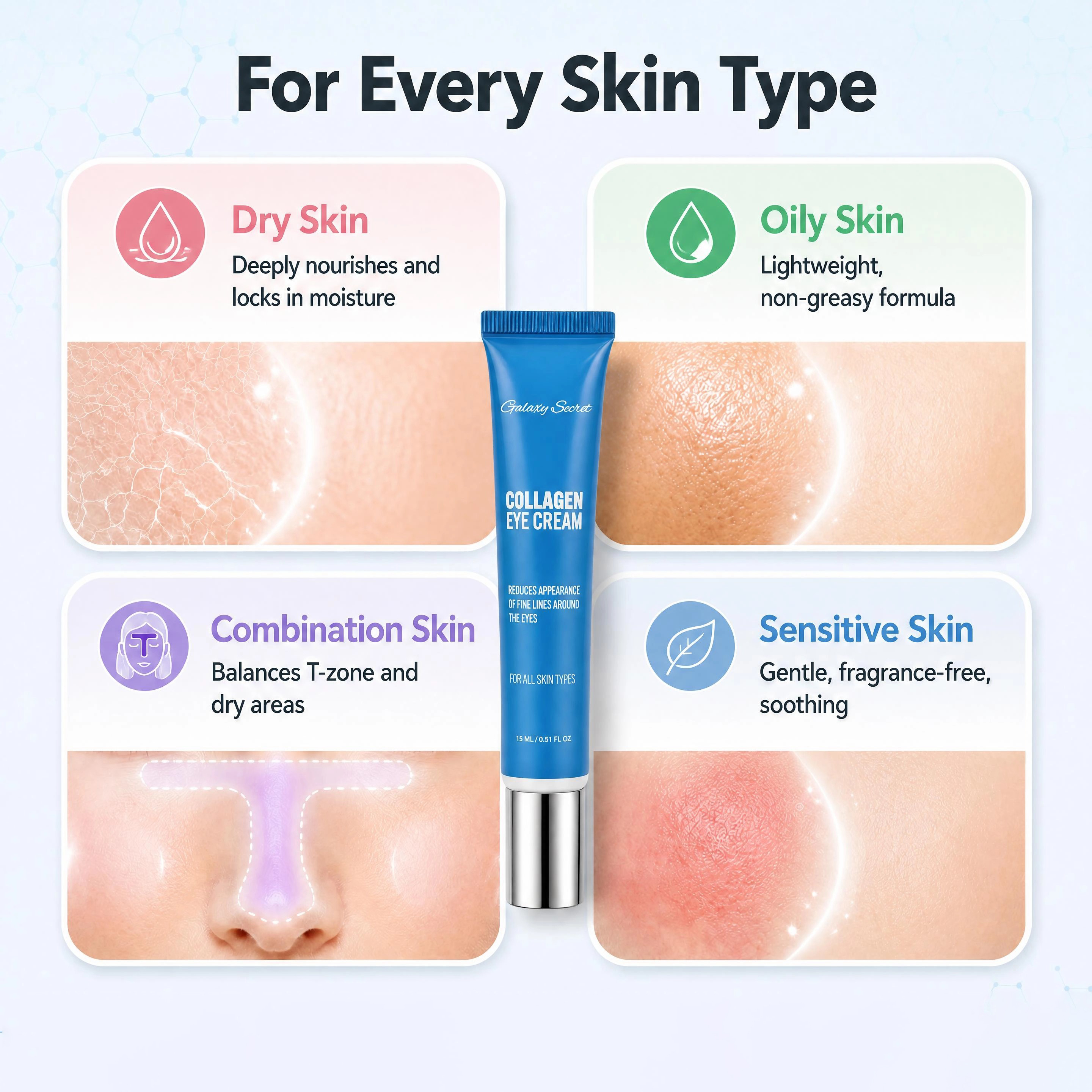 Privial Label Oem/odm Collagen Eye Cream Moisturizing And Skin Deep Nourishing Repairing Massage Eye Cream For Firming Wrinkle