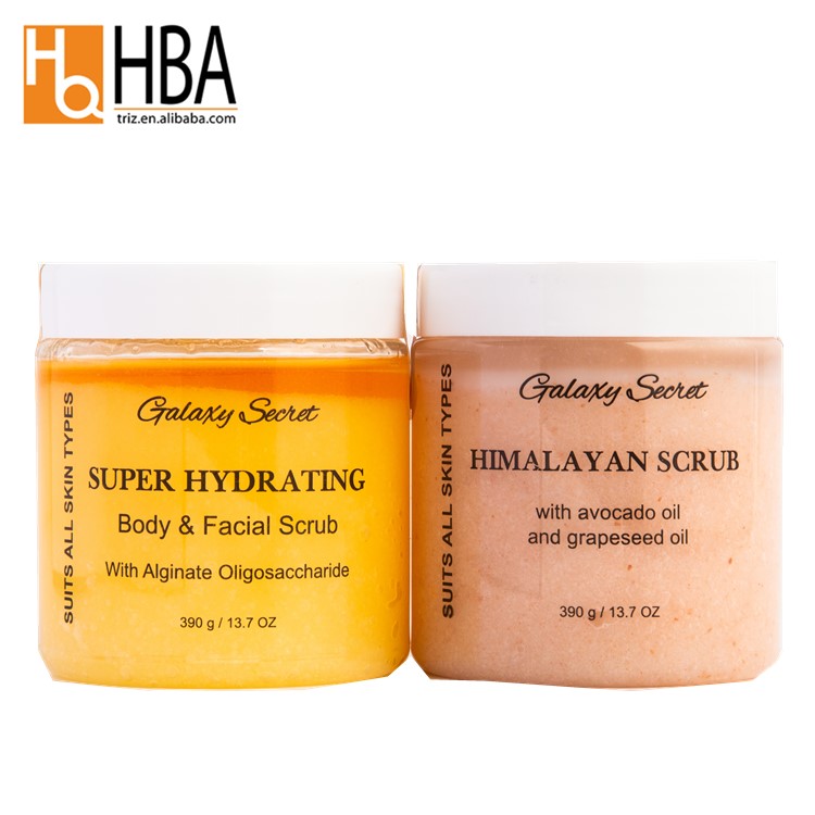 Oem/odm Himalayan Face And Body Scrub Private Label Shea Butter Moisturizing Organic Sugar Body Scrubs For Women Exfoliation