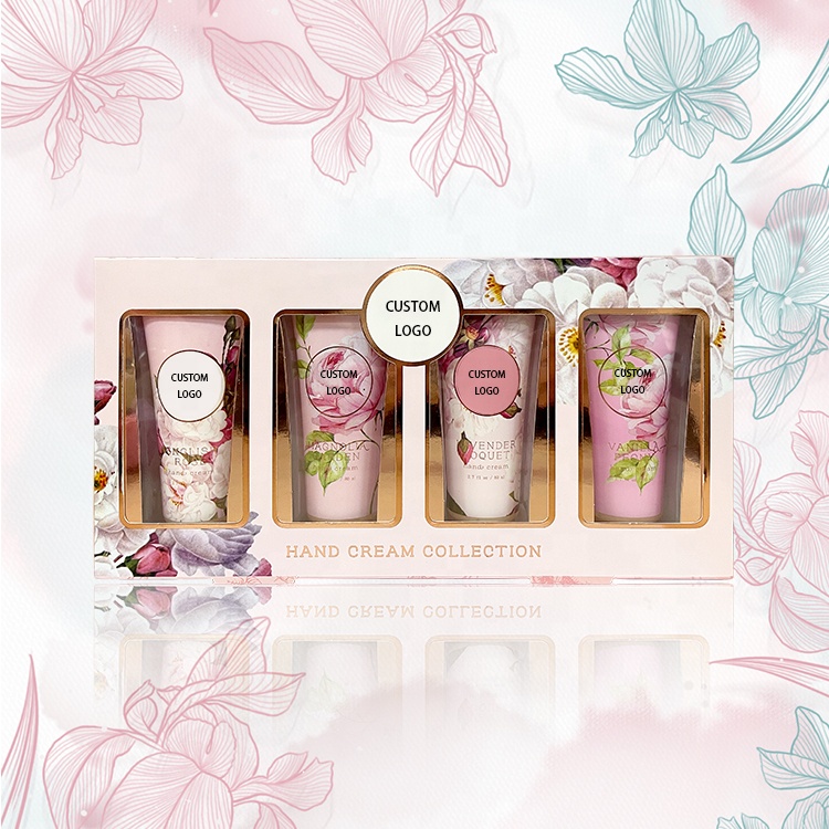 Wholesale Gift Collection Private Label Moisturizing Whitening Anti Aging Hand Cream Lotion