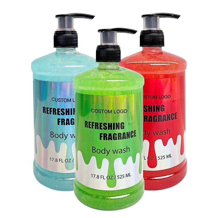 Oem Private Label Lightening Moisturizer Fragrance Body Wash Shower Gel