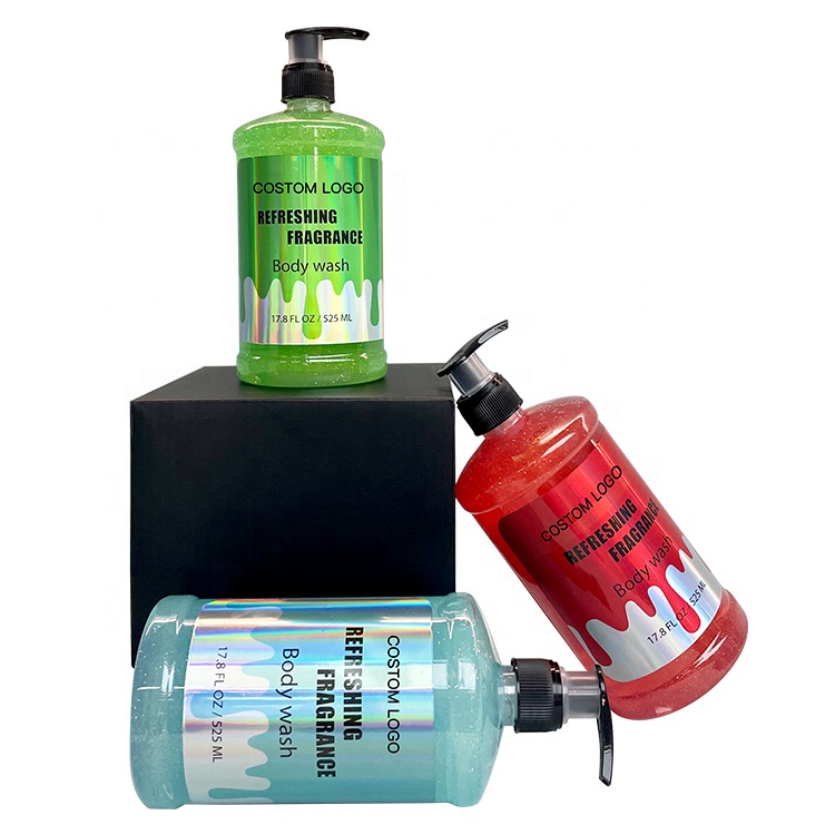 Oem Private Label Lightening Moisturizer Fragrance Body Wash Shower Gel