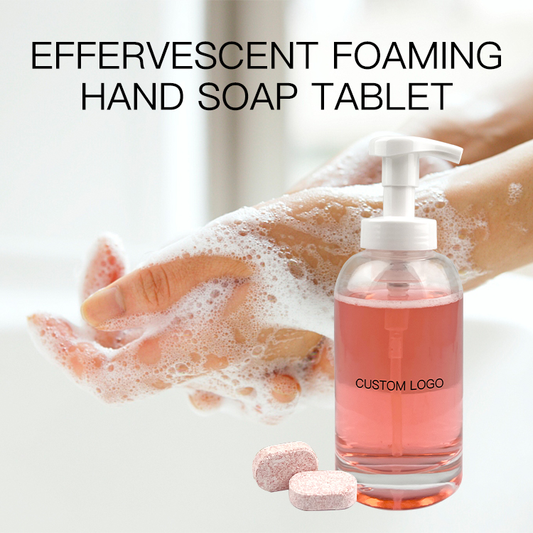 Oem Custom Logo Natural Effervescent Tablets Foaming Hand Soap
