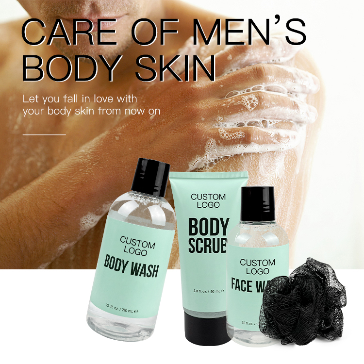 Private Label Manufacturing Moisturizing Oil Control Facial Repairing Men Skin Care Set