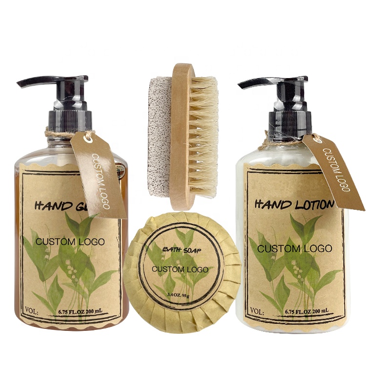 Odm/oem Natural Skin Personal Care Bath Gel Hand Lotion Bath Soap Gift Set