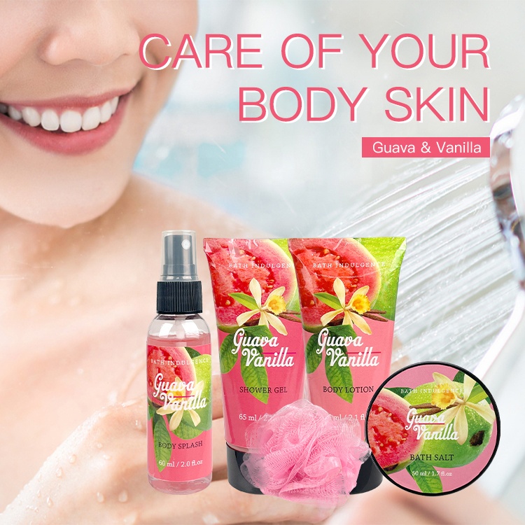 Wholesale Private Label Moisturize Body Care Spa Bath Sets Natural Romantic Elegance Woman Bath Gift Set