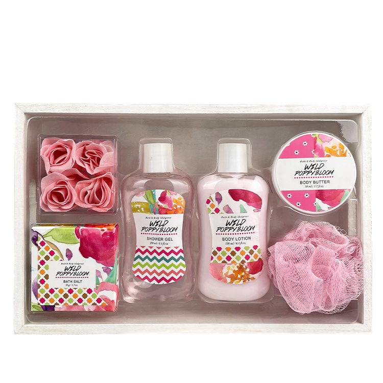 Oem Private Label Organic Skincare Gift Kit Moisturizing Shower Gel Body Lotion Skin Care Set Natural