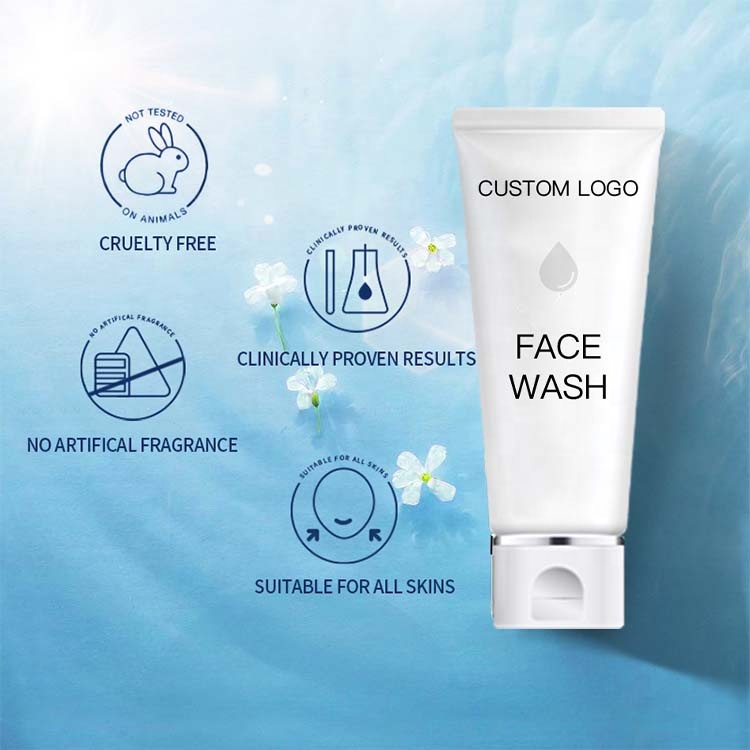 Oem/odm Private Customize Label Salicylic Acid Moisturizing Nourishing Gentle Exfoliation Facial Cleanser For All Skin Type