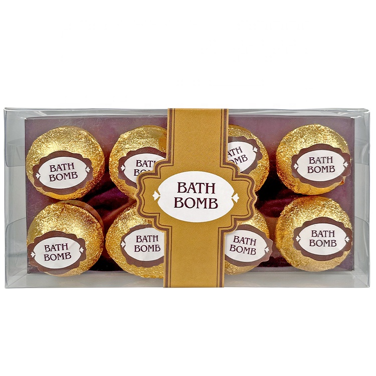 Oem Hot Selling Gift Set Custom Packing Private Label Scented Organic Bubble Natural Vegan Fizzy Bath Bombs