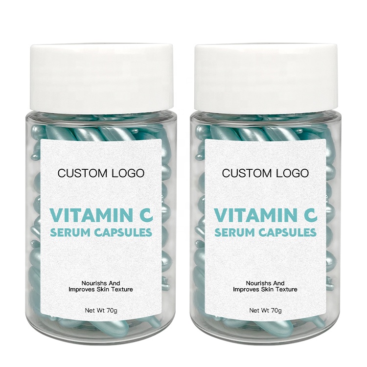 Wholesale Oem Skin Care Vitamin C Soothing Repairing Skin Facial Serum Capsule