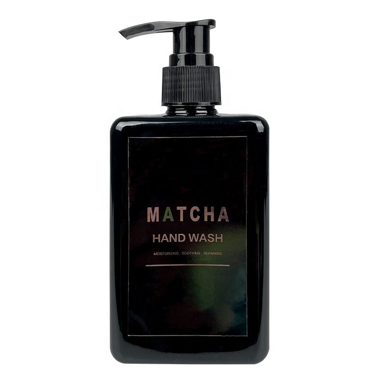 Oem Private Label Natural Organic Matcha Moisturizing Fragrance Foaming Gel Liquid Soap Hand Wash