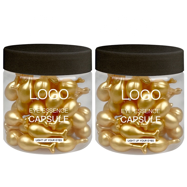 Wholesale Private Label Natural Organic Eye Care Capsule Facial Essence Serum Multi Colors Capsules
