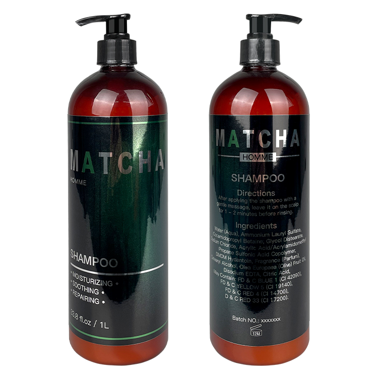 Oem/odm Private Label Pure Natural Organic Sulphate Free Matcha Shampoo Conditioner Hair Care Product