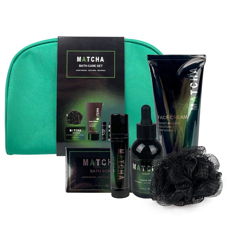 Oem Private Logo Custom Natural Organic Bath Soap Face Cream Skin Care Set Gifts For Men Facial Spa Gift Set