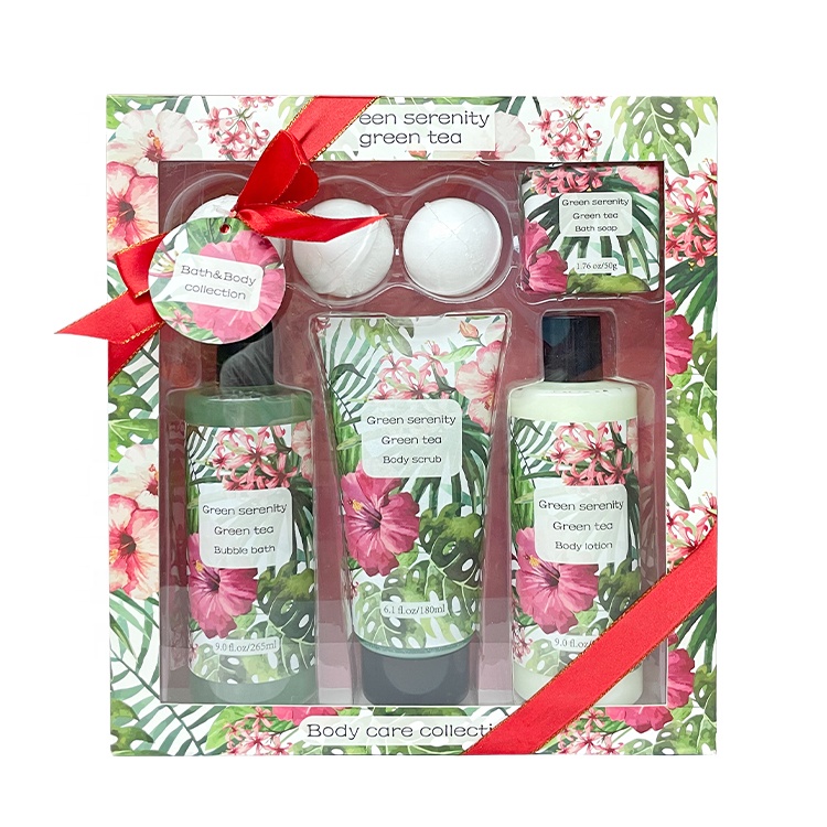 Custom Private Label Bath Spa Gift Set Shower Gel Body Wash Bubble Bath Salt For Whitening Relaxation Skin Care