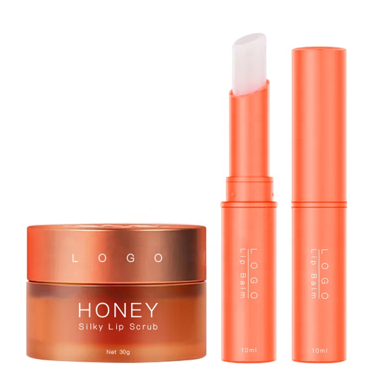 Private Label Logo Custom Flavor Organic Natural Vegan Lightening Scrub Moisturizing New Care Lip Balm Lip Scrub