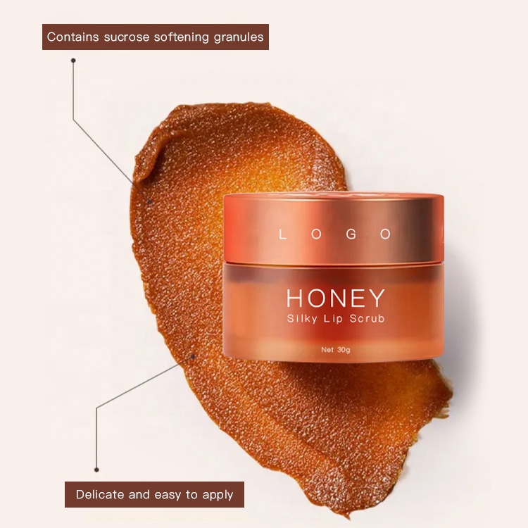 Private Label Logo Custom Flavor Organic Natural Vegan Lightening Scrub Moisturizing New Care Lip Balm Lip Scrub