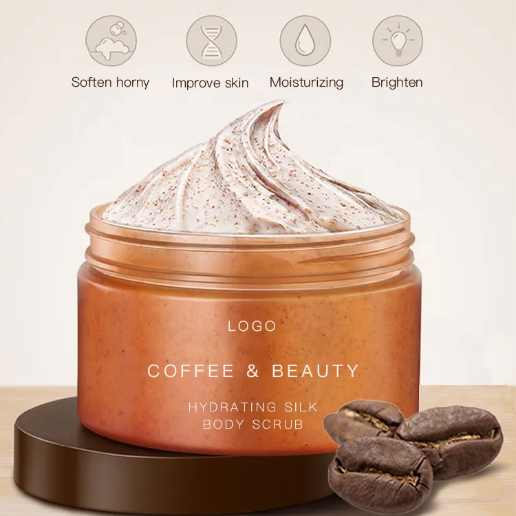 Oem Private Label Customization Exfoliating Natural Coffee Beauty Care Hydrating Body Scrub