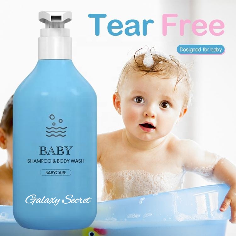 Private Label Baby Care Organic Baby Natural Professional 2 In 1 Kids Hair Shampoo And Shower Gel