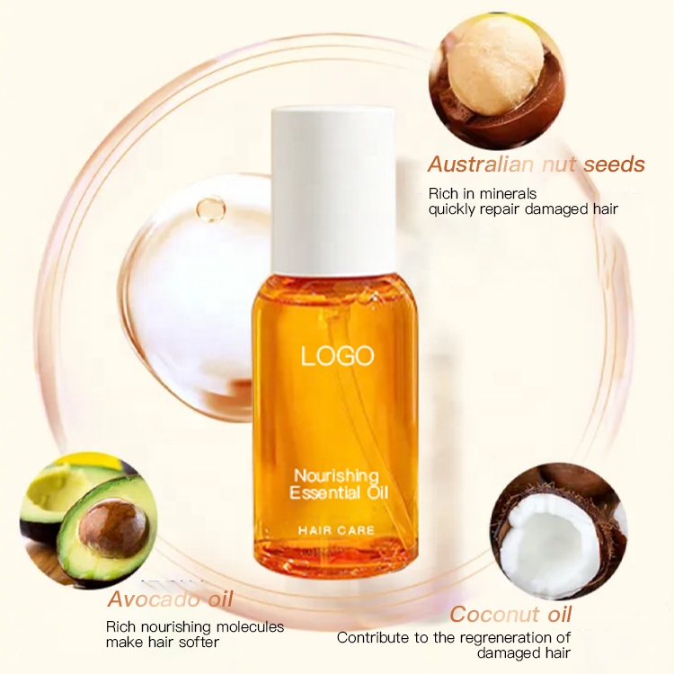 Oem Private Label Hair Spray Fragrance Herbal Softening Silicone Free Hair Growth Oil