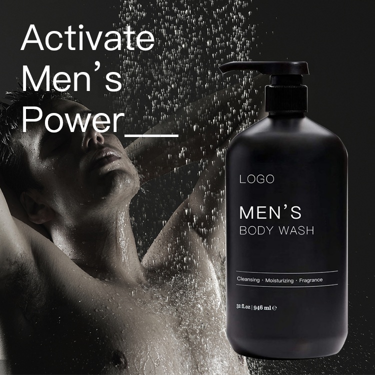 Wholesale Natural Organic Private Label Shower Gel Body Wash Men Moisture Oil Control Cleansing Body Wash