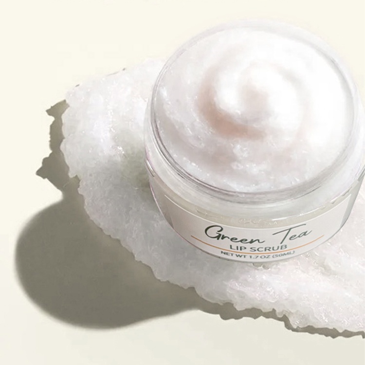 Private Label Wholesale Natural Organic Lip Care Exfoliator Green Tea Lip Scrub