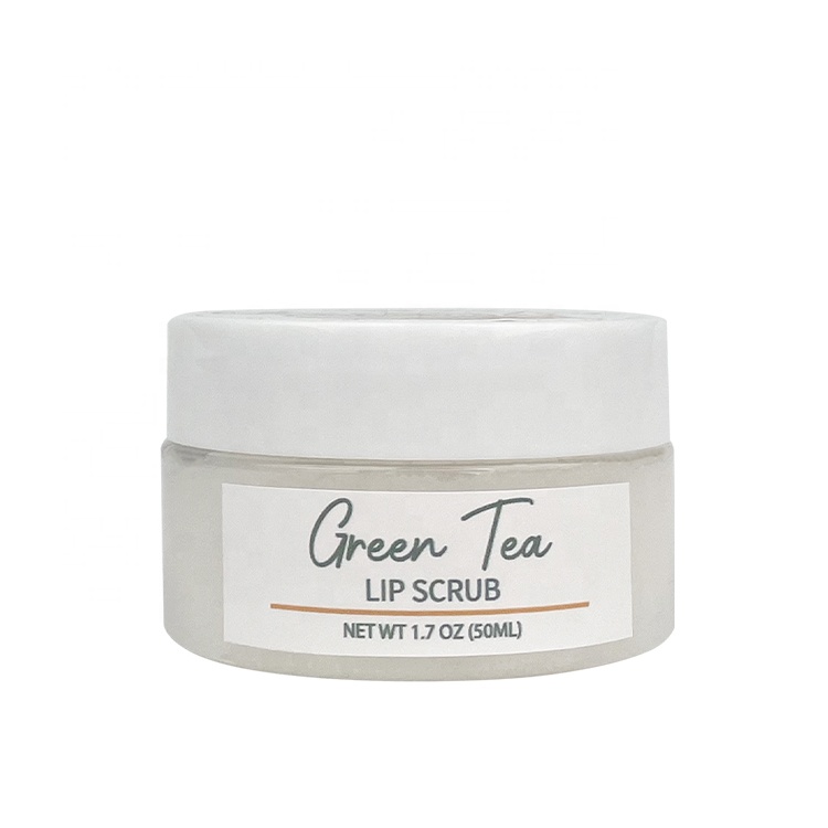 Private Label Wholesale Natural Organic Lip Care Exfoliator Green Tea Lip Scrub