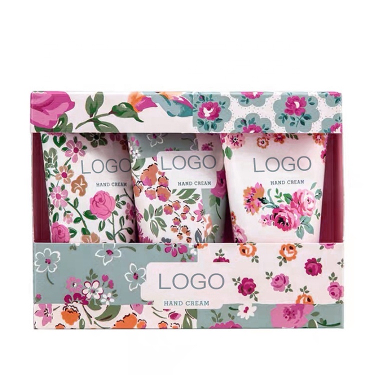 Oem Custom Logo High Quality Luxury Vitamin E Moisturizing Shea Butter Mini Hand Cream & Lotion Gift Set