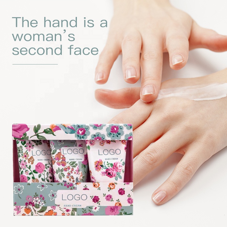 Oem Custom Logo High Quality Luxury Vitamin E Moisturizing Shea Butter Mini Hand Cream & Lotion Gift Set