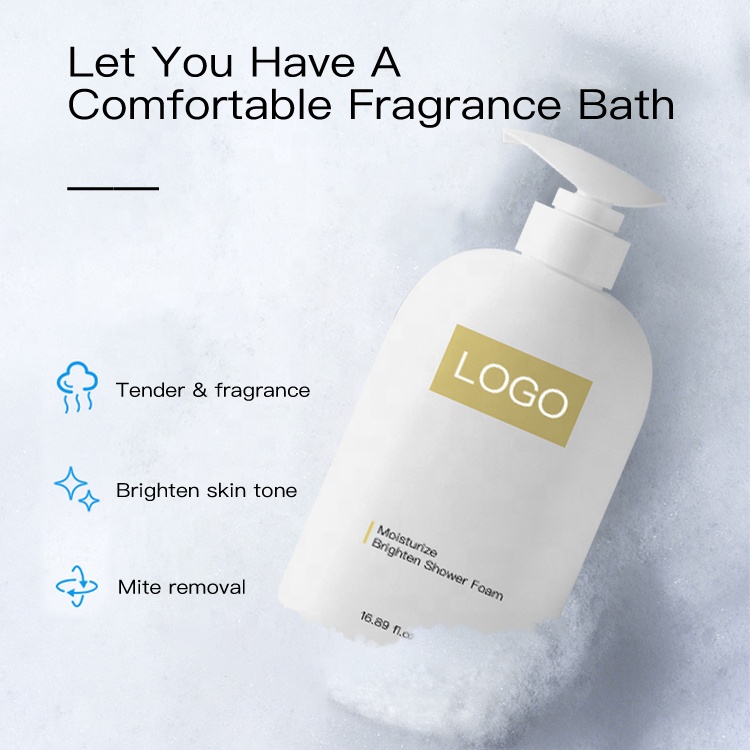 Private Label Bath Wash Shower Gel Long Lasting Fragrance Perfume Moisturize Shower Foam