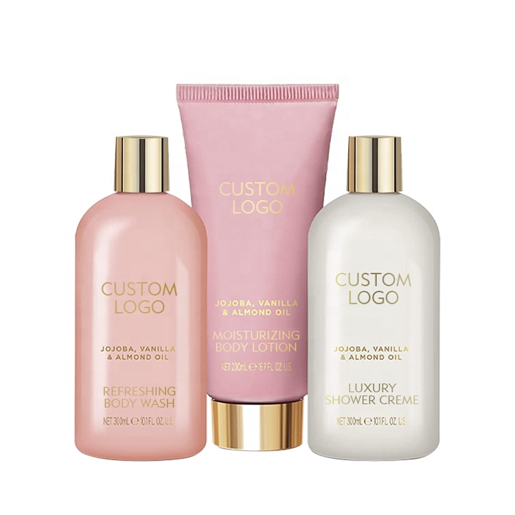 Customizable Skincare Set Best Selling Luxury Private Label Moisturizing Whitening Body Wash Shower Body Lotion Bodycare Set