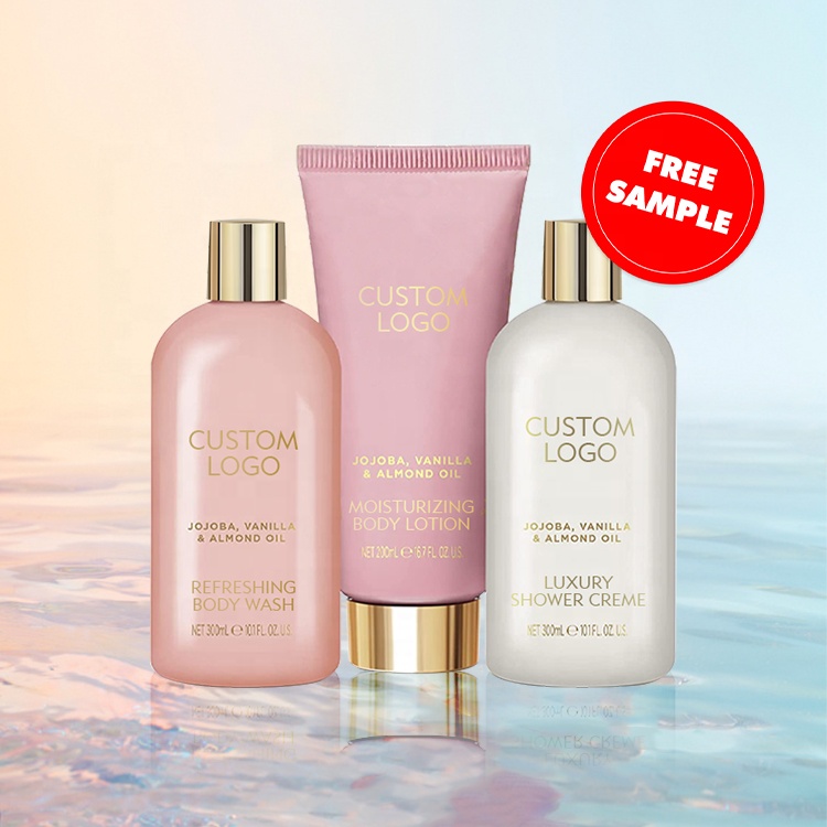 Customizable Skincare Set Best Selling Luxury Private Label Moisturizing Whitening Body Wash Shower Body Lotion Bodycare Set