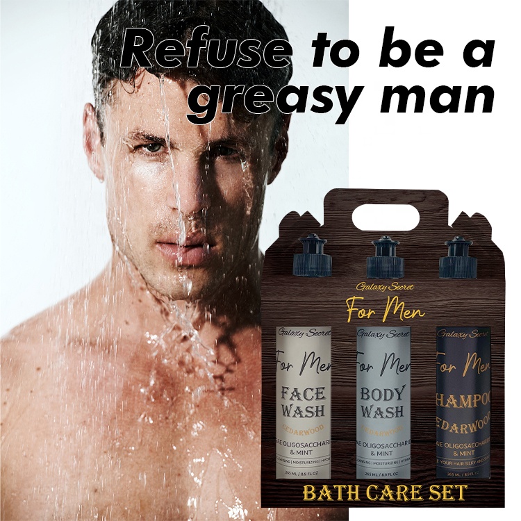 Oem Factory Supply Spa Gift Set Travel Hotel Washroom Bath Gift Set For Men