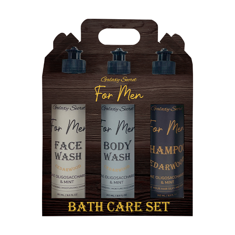 Oem Factory Supply Spa Gift Set Travel Hotel Washroom Bath Gift Set For Men
