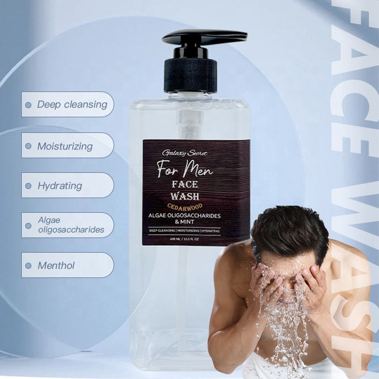 Hot Selling High Quality Body Wash Skin Care Professional Skincare Mens Face Wash Private Label Shampoo 3 In 1