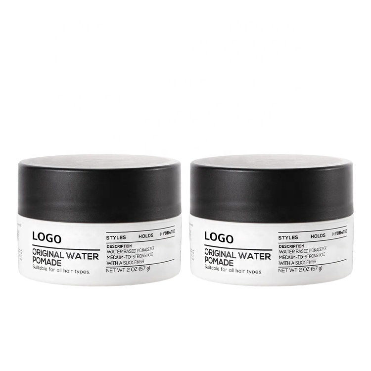 Customized Private Label Mens Hair Styling Strong Hold Natural Original Water Pomade For Hair