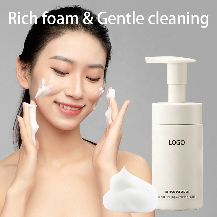 Private Label Beauty Salon Used Oem Deep Clean Face Wash Cleansing Foam Cleanser Mousse Cleansing Foam Facial