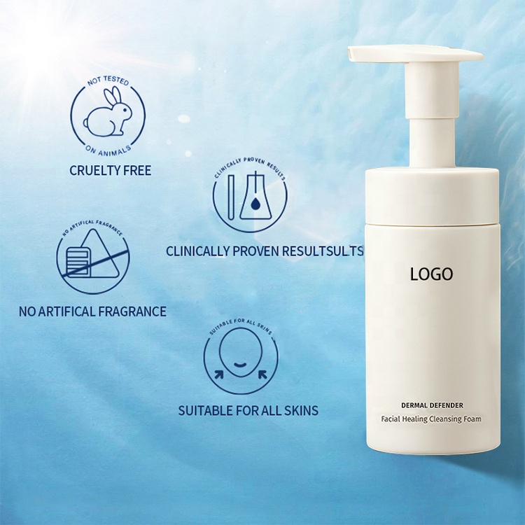 Private Label Beauty Salon Used Oem Deep Clean Face Wash Cleansing Foam Cleanser Mousse Cleansing Foam Facial