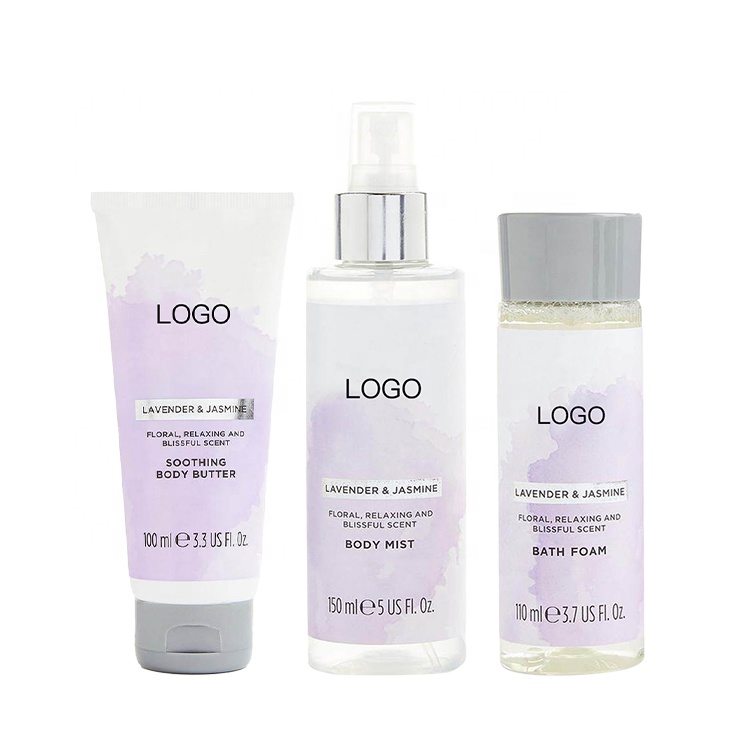 Wholesale Customized Hot Sale Natural Personal Care Bath Cosmetic Body Care Promotional Gift Set For Christmas