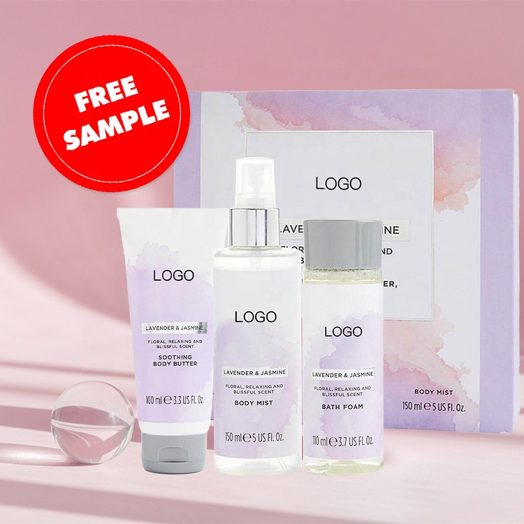 Wholesale Customized Hot Sale Natural Personal Care Bath Cosmetic Body Care Promotional Gift Set For Christmas