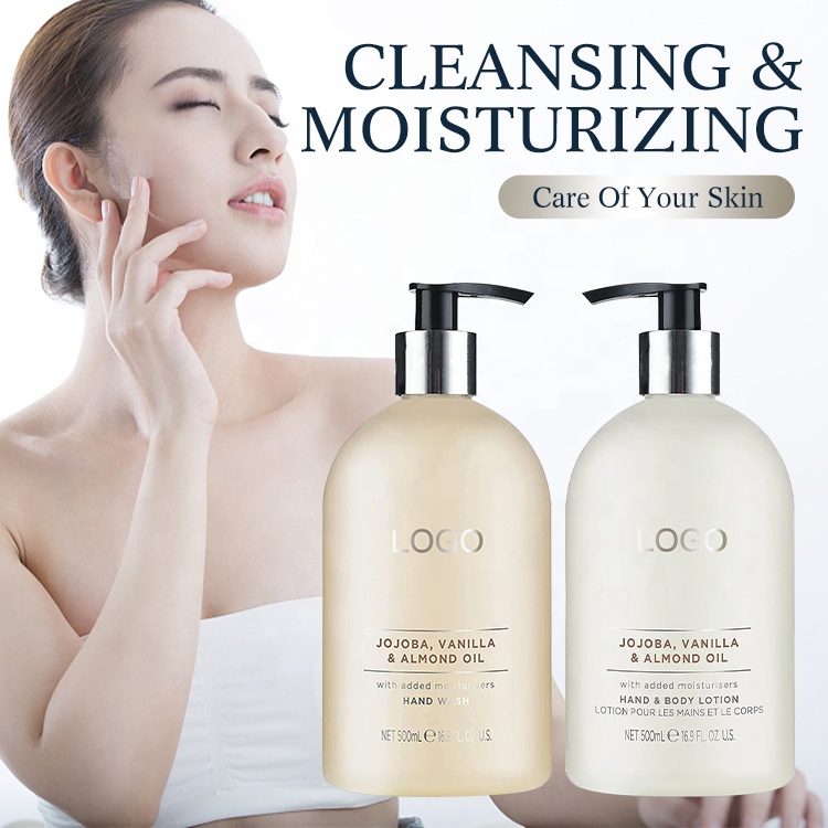 Wholesale Private Label Skin Care Cleansing And Moisturizing Hand Wash Hand And Body Lotion Skin Care Set