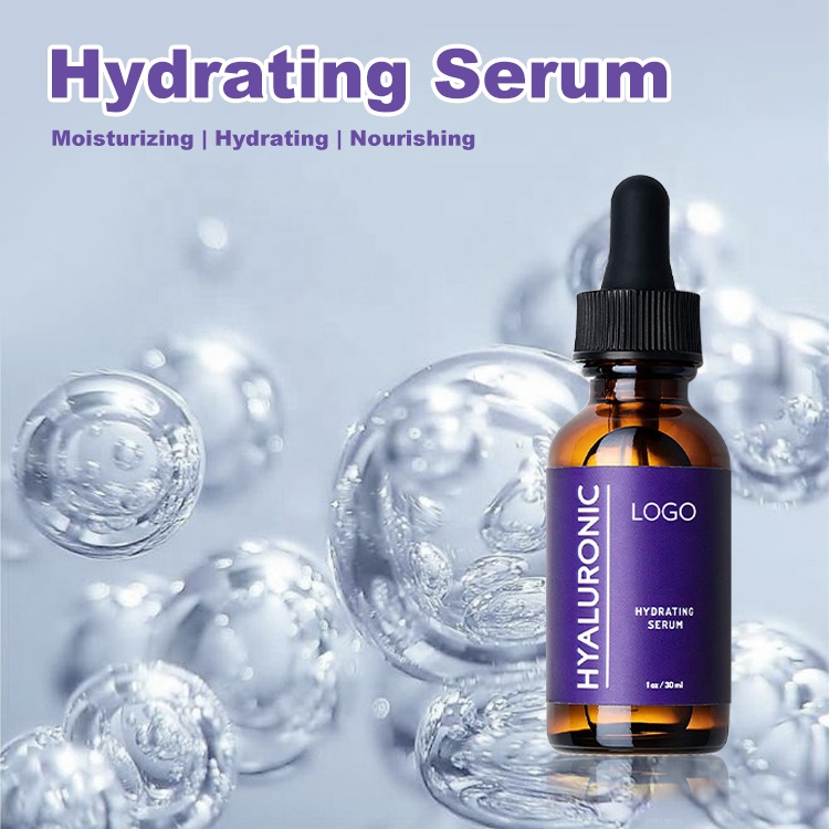 Oem/odm Organic Hyaluronic Face Serum With Hyaluronic Acid & Vitamin C & E Private Label New Skincare For Facial Skin Care