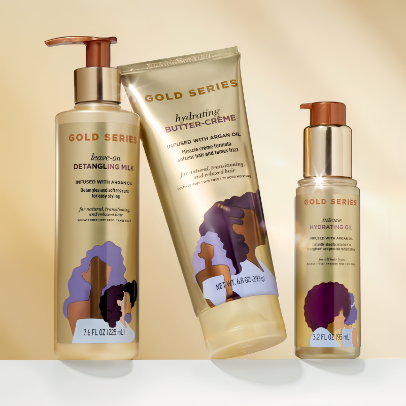 Oem Detangling Milk Butter Cream Oil Serum Hair Treatment Kit,With Argan Oil,Sulfate Free,For Natural And Curly Textured Hair