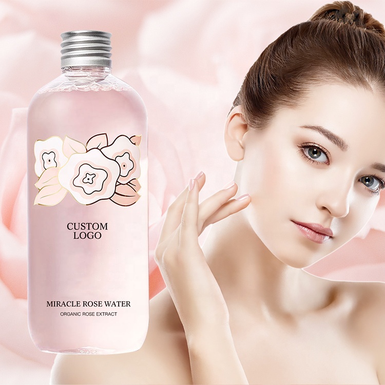 Oem Private Label Natural Organic Rose Water Facial Mist Hydrating Skin Care Face Toner Rose Water For Face